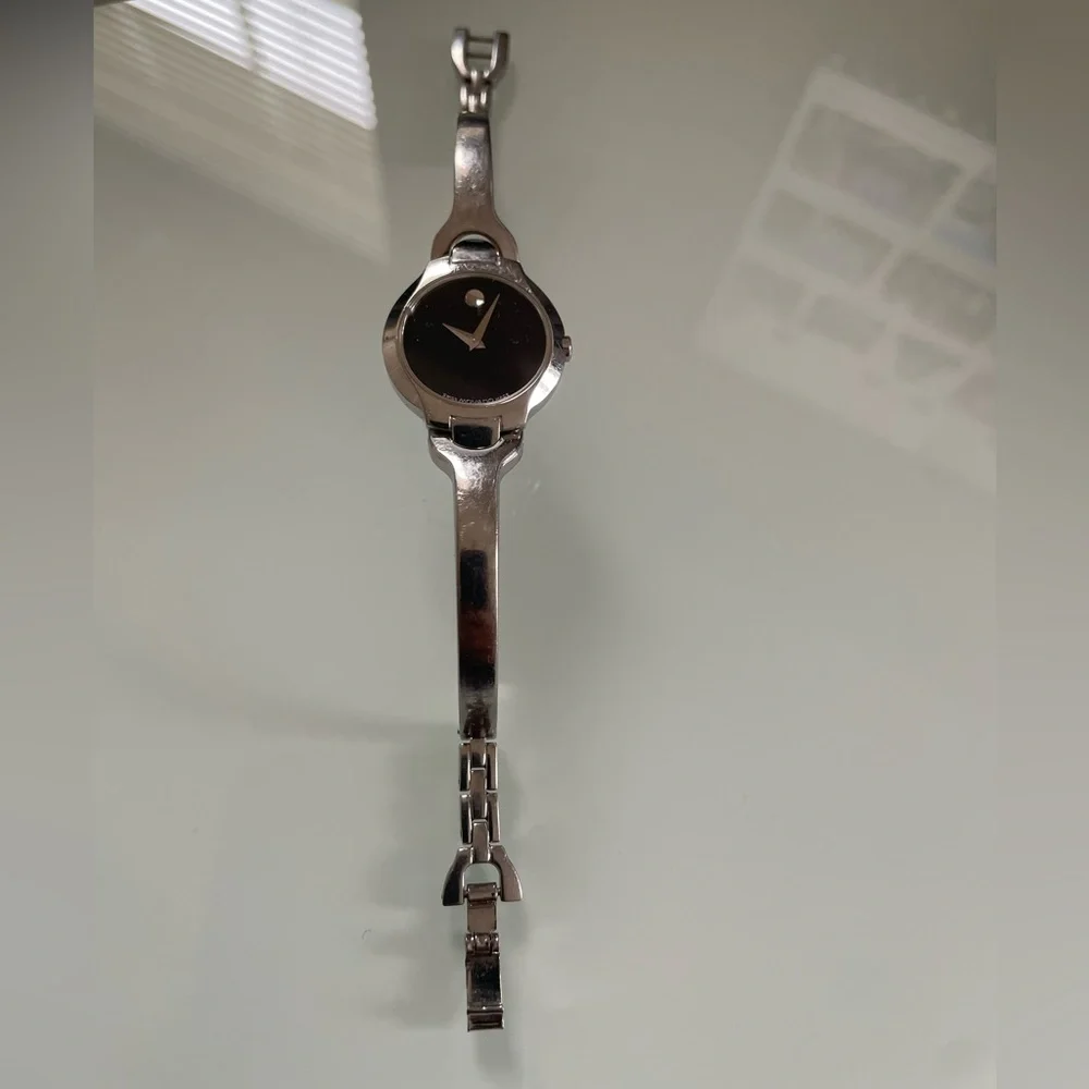 Movado Women's 605247 Kara Stainless-Steel Bangle Bracelet Watch - Picture 3 of 4
